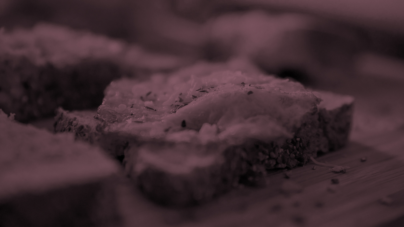 A close up of some food on the ground